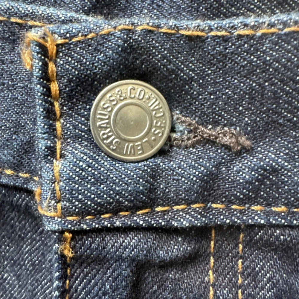 Levi's 517 Jeans Mens 38x30 Blue Bootcut Denim Dark Wash Classic Fit #916